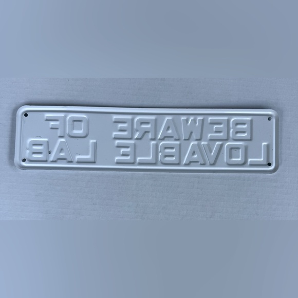 Beware of Lovable Lab Sign - Picture 2 of 2